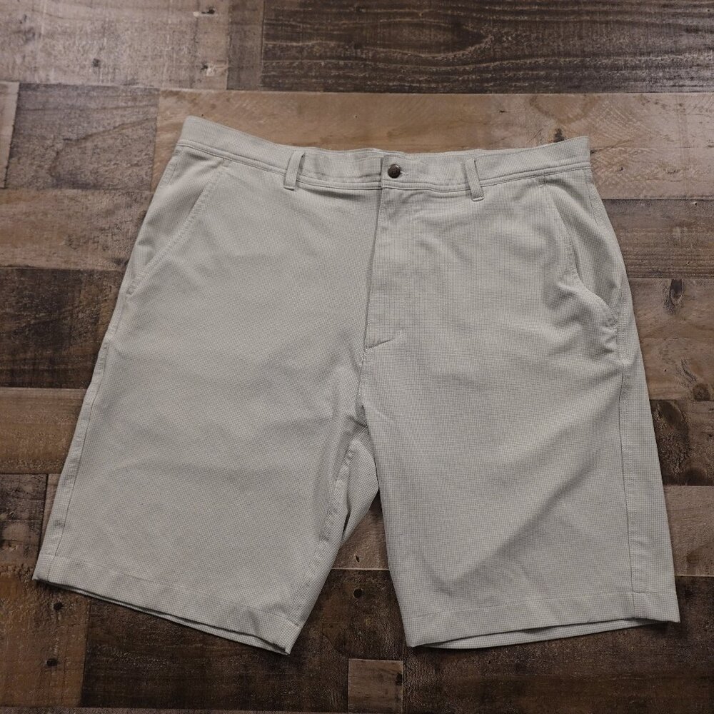 FootJoy Men’s Performance Golf Shorts W38 Light Gray – Quick-Dry Lightweight